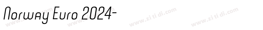 Norway Euro 2024字体转换